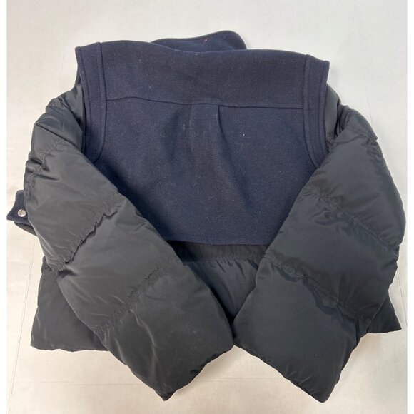 VERONICA BEARD Ivel Layered Puffer Jacket Navy/Black Size Small NWT - Picture 5 of 5